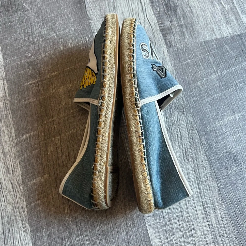 Circus by Sam Edelman Fries Espadrille Flats B4 Guys Slip On Shoes 7.5